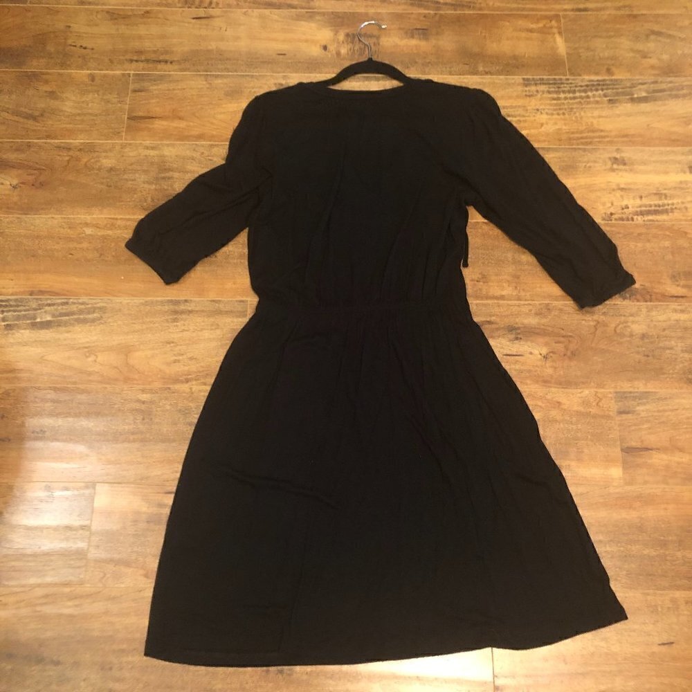 GAP True Black Peasant Dress - Picture 2 of 8